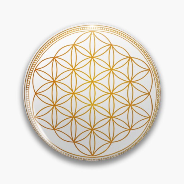Item preview, Golden Flower of Life  designed and sold by Lucky 777.