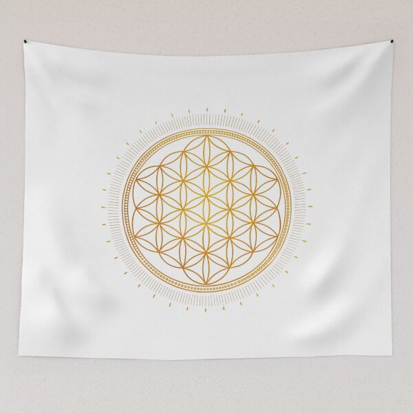 Item preview, Golden Flower of Life  designed and sold by Lucky 777.