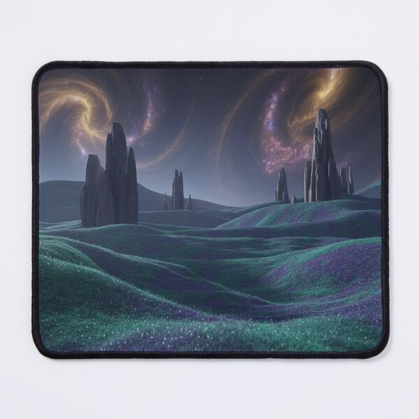 Item preview, Lifestyle Hub: Emerald and Sapphire Dreamscape with Celestial Glow designed and sold by M&M Lifestyle Hub.