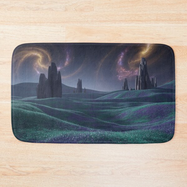 Item preview, Lifestyle Hub: Emerald and Sapphire Dreamscape with Celestial Glow designed and sold by M&M Lifestyle Hub.