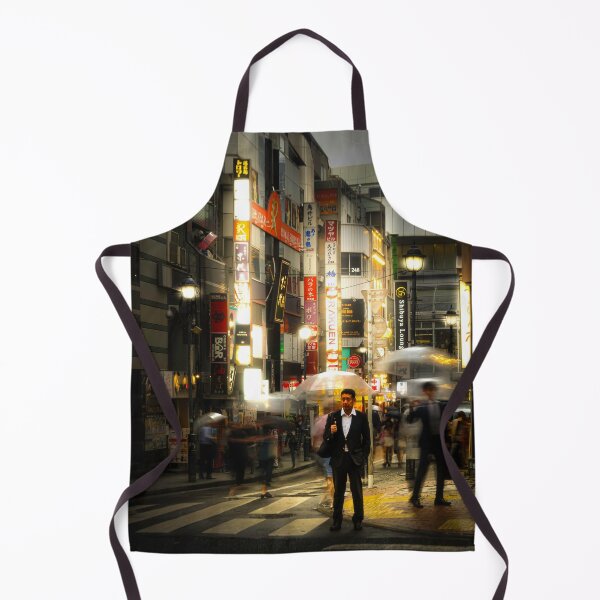 Item preview, Man in busy illuminated street designed and sold by Jason Brown needs coffee .