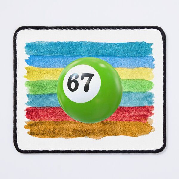 Item preview, 6-7 Meme — Retro Bingo Ball Aesthetic designed and sold by Kindloom.