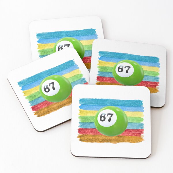 Item preview, 6-7 Meme — Retro Bingo Ball Aesthetic designed and sold by Kindloom.