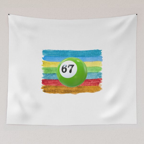 Item preview, 6-7 Meme — Retro Bingo Ball Aesthetic designed and sold by Kindloom.