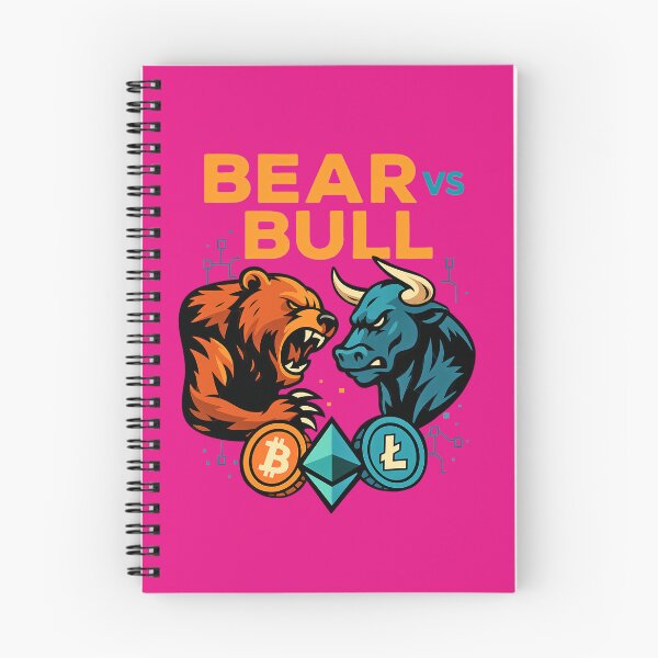 Item preview, "BEAR VS BULL – Crypto Clash of Market Titans" designed and sold by BitCrop.