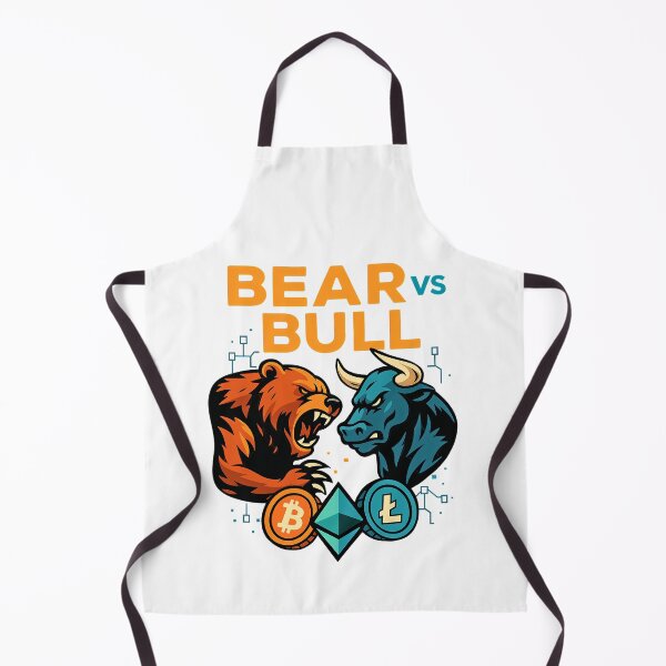 Item preview, "BEAR VS BULL – Crypto Clash of Market Titans" designed and sold by BitCrop.