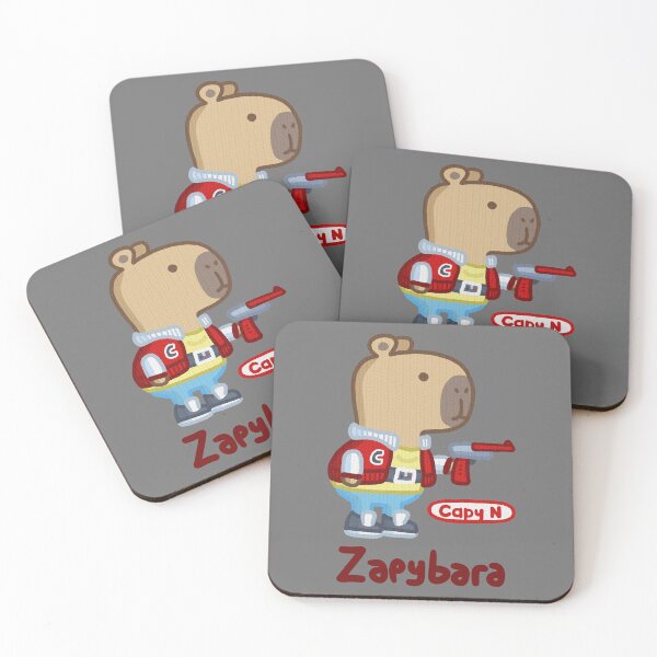 Item preview, Zapybara (with text) designed and sold by CamelCactus.