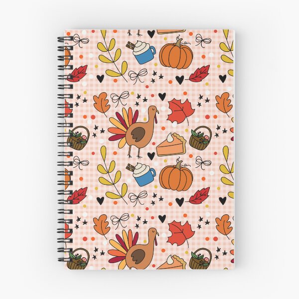 Item preview, Thanksgiving Pattern | Cute Fall Turkey and Pumpkin Pie Design designed and sold by annebmeadows.