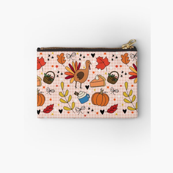 Item preview, Thanksgiving Pattern | Cute Fall Turkey and Pumpkin Pie Design designed and sold by annebmeadows.