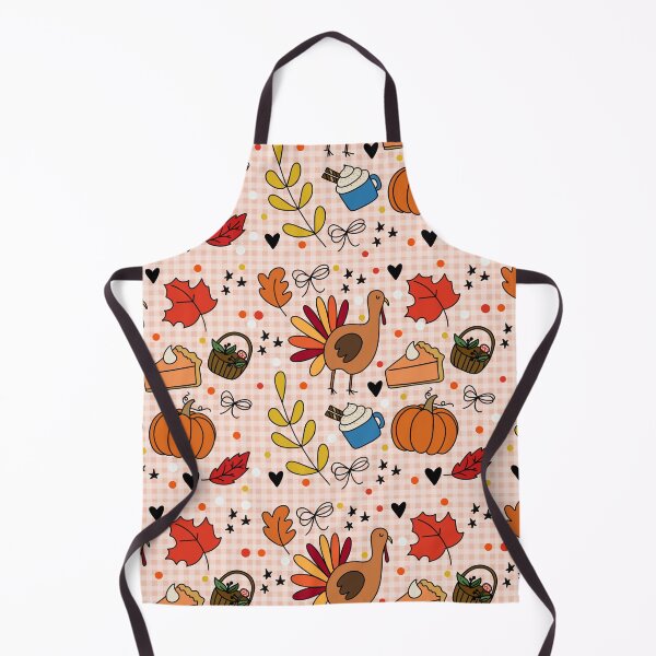 Item preview, Thanksgiving Pattern | Cute Fall Turkey and Pumpkin Pie Design designed and sold by annebmeadows.