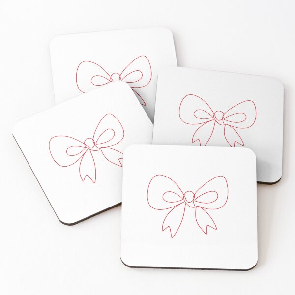 Item preview, Elegant Single Line Red Bow Drawing – Minimalist Ribbon Line Art Design designed and sold by BoxaroundJacks.