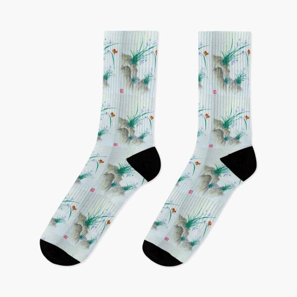 Item preview, Lilac Orchids with Butterfly and Bees designed and sold by DbeeRobinson.