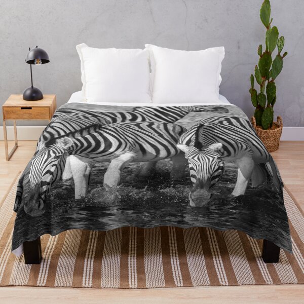 Item preview, Thunder of Stripes, Zebras Drinking at Okaukuejo, Etosha designed and sold by DavideAntoniani.