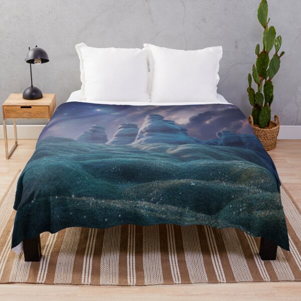 Item preview, Lifestyle Hub: Emerald and Sapphire Dreamscape with Celestial Glow designed and sold by M&M Lifestyle Hub.
