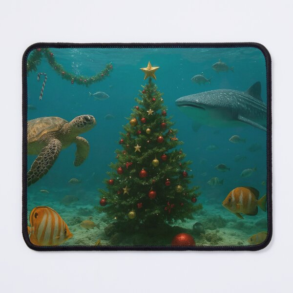 Item preview, Underwater Christmas Wonderland designed and sold by EchoAuraGraphic.