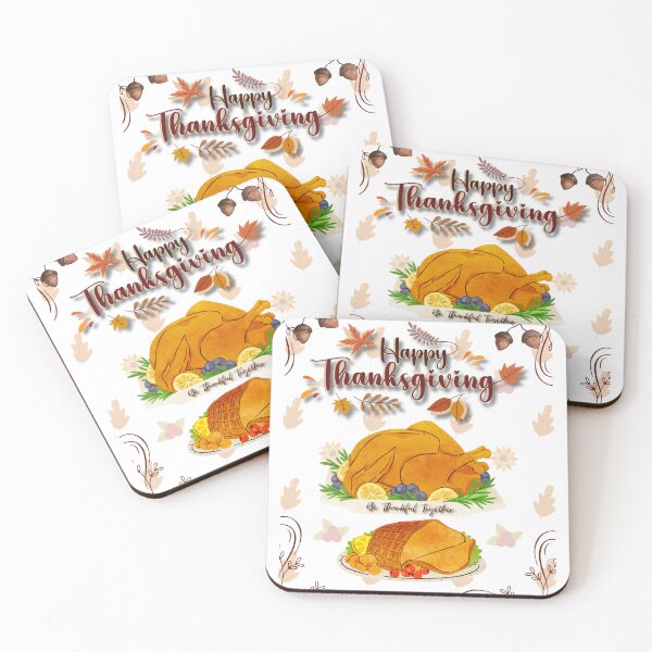 Item preview, Be Thankful, Together! Thanksgiving art designed and sold by Tiffany The Creator LLC.