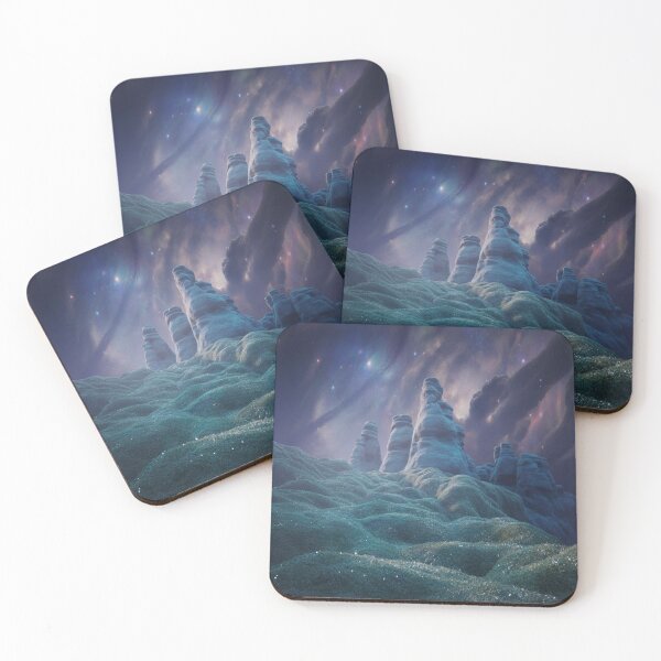 Item preview, Lifestyle Hub: Emerald and Sapphire Dreamscape with Celestial Glow designed and sold by M&M Lifestyle Hub.