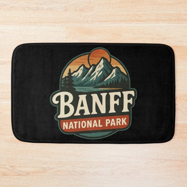 Item preview, Banff National Park Alberta Canada Retro designed and sold by TomFrontierArt.