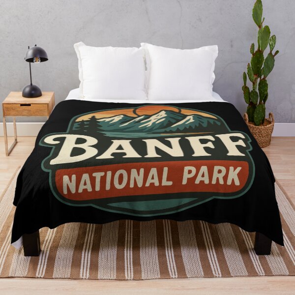 Item preview, Banff National Park Alberta Canada Retro designed and sold by TomFrontierArt.