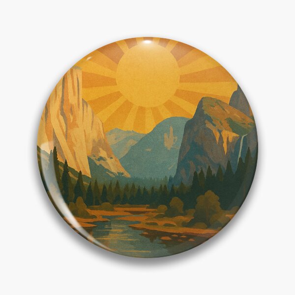 Item preview, Yosemite National Park – Adventure Awaits Retro Travel Poster designed and sold by CarolionDesigns.