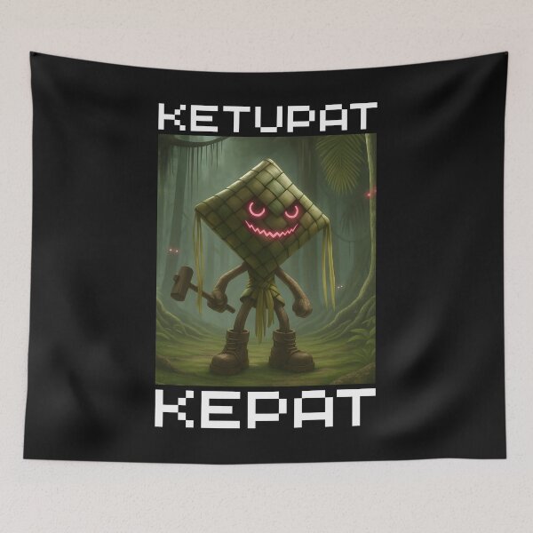 Item preview, Ketupat Kepat Italian Brainrot Meme for Kids designed and sold by Nathalie_87.