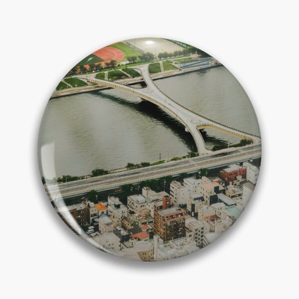 Item preview, Urban Aerial View with River and Bridge designed and sold by Jason Brown needs coffee .
