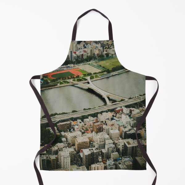Item preview, Urban Aerial View with River and Bridge designed and sold by Jason Brown needs coffee .