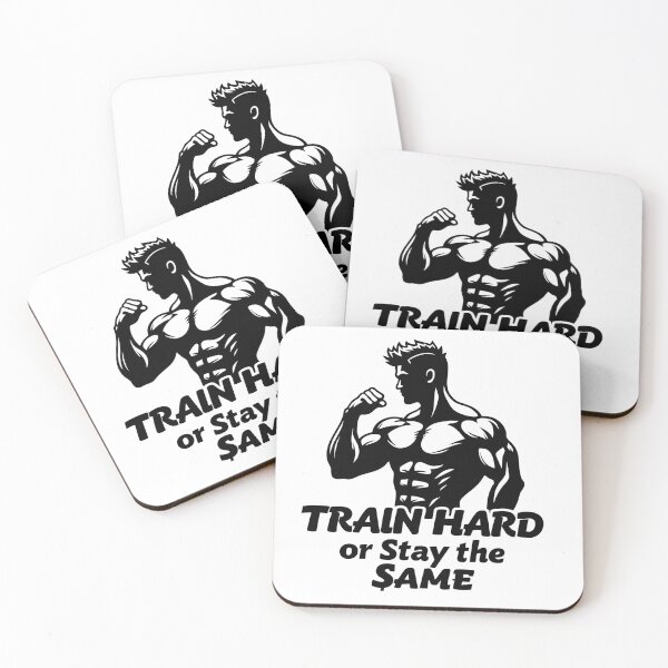 Item preview, Train Hard or Stay the Same - Motivational Shirt for Fitness & Bodybuilding - Sports Slogan Gym Wear designed and sold by Hans-Design.