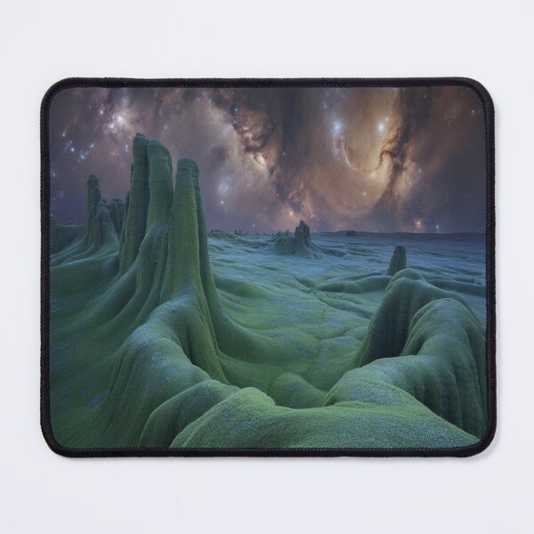 Item preview, Lifestyle Hub: Emerald and Sapphire Dreamscape with Celestial Glow designed and sold by M&M Lifestyle Hub.