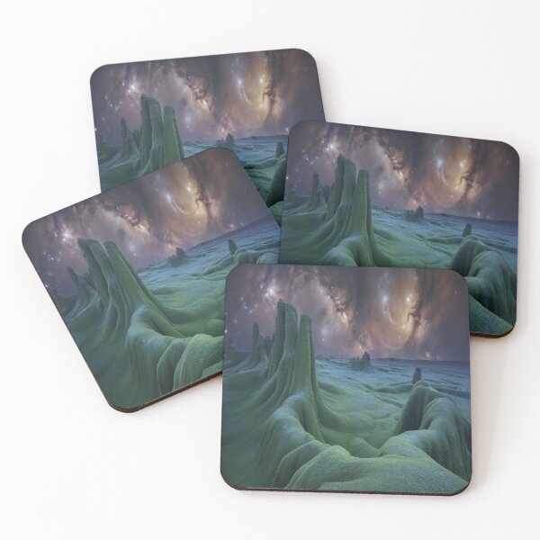 Item preview, Lifestyle Hub: Emerald and Sapphire Dreamscape with Celestial Glow designed and sold by M&M Lifestyle Hub.