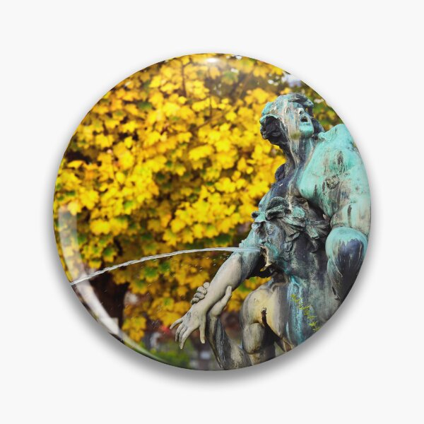 Item preview, Triton and Nymph at water fountain, Volksgarten, Vienna, autumn season designed and sold by goceris.