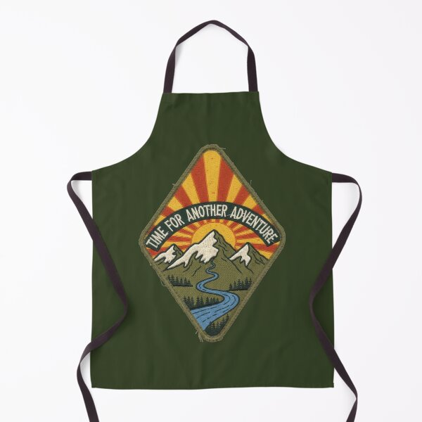 Item preview, Time for Another Adventure – Vintage Embroidered Mountain Patch Design designed and sold by NoctaHike.