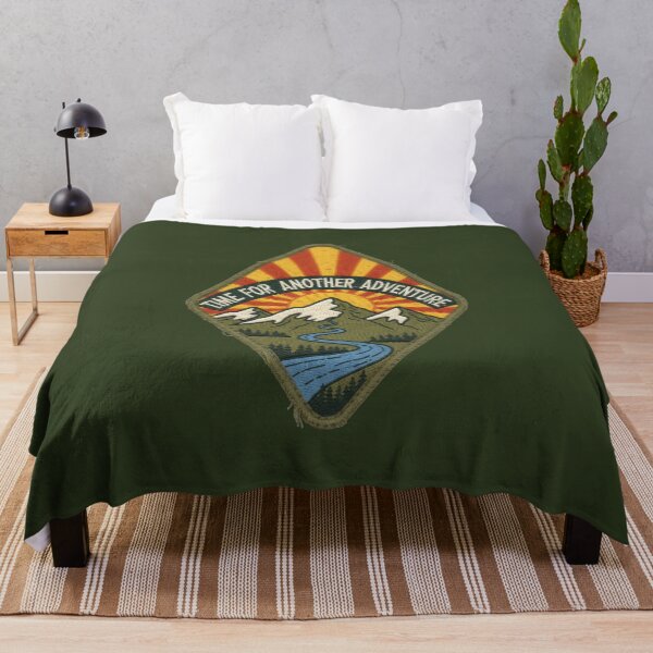 Item preview, Time for Another Adventure – Vintage Embroidered Mountain Patch Design designed and sold by NoctaHike.