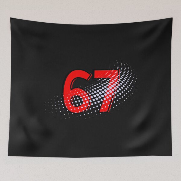Item preview, 6-7 Meme — Red Pulse on Black Design designed and sold by Kindloom.
