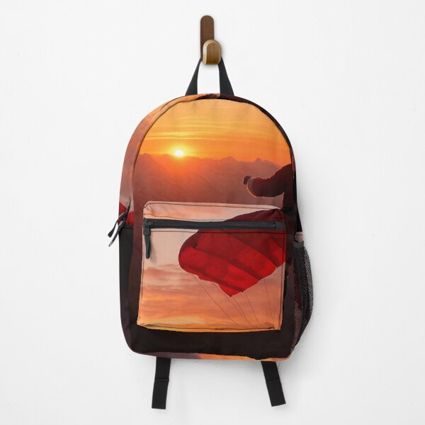 Item preview, Santa’s Sunset Skydive – A Christmas Adventure Above the Mountains designed and sold by EchoAuraGraphic.