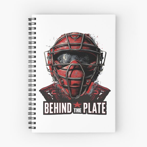 Item preview, Behind The Plate Catcher Mask Baseball Shirt designed and sold by Off-Season Ink.
