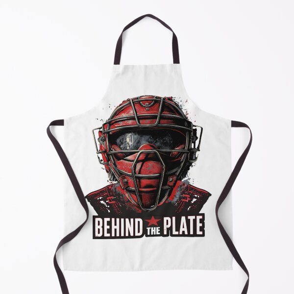 Item preview, Behind The Plate Catcher Mask Baseball Shirt designed and sold by Off-Season Ink.