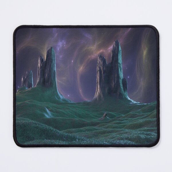 Item preview, Lifestyle Hub: Emerald and Sapphire Dreamscape with Celestial Glow designed and sold by M&M Lifestyle Hub.