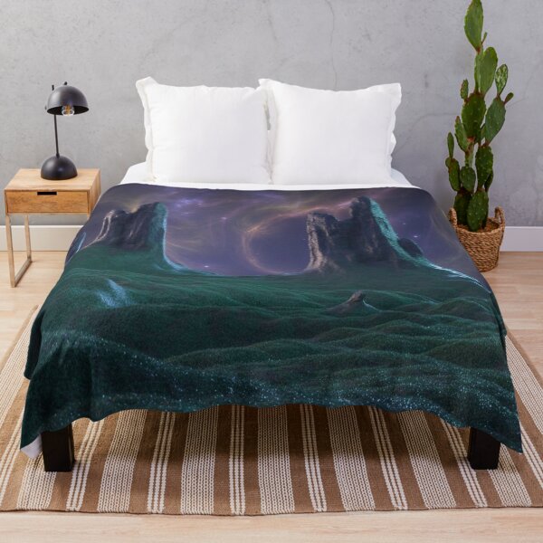 Item preview, Lifestyle Hub: Emerald and Sapphire Dreamscape with Celestial Glow designed and sold by M&M Lifestyle Hub.