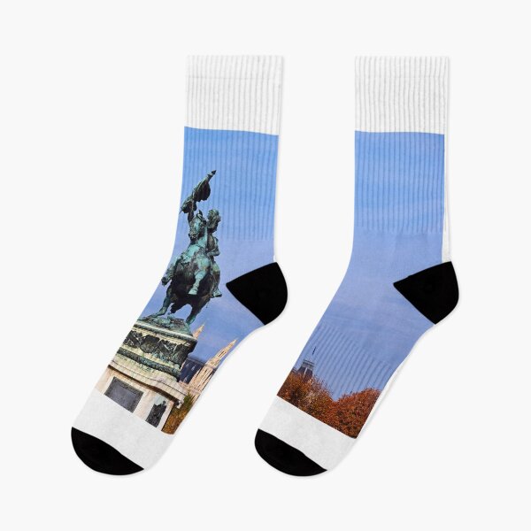 Item preview, Statue of Archduke Charles on Heldenplatz square and Rasthaus,Vienna, Austria designed and sold by goceris.