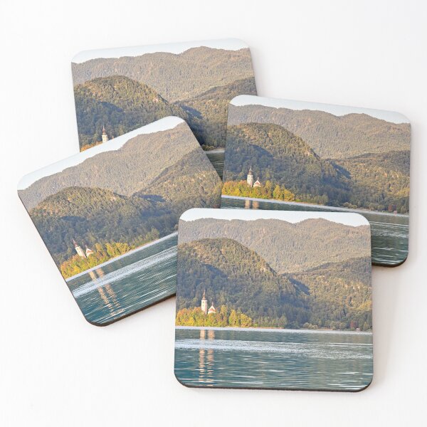 Item preview, Pilgrimage Church of the Assumption of Maria.Lake Bled morning landscape, Slovenia designed and sold by goceris.