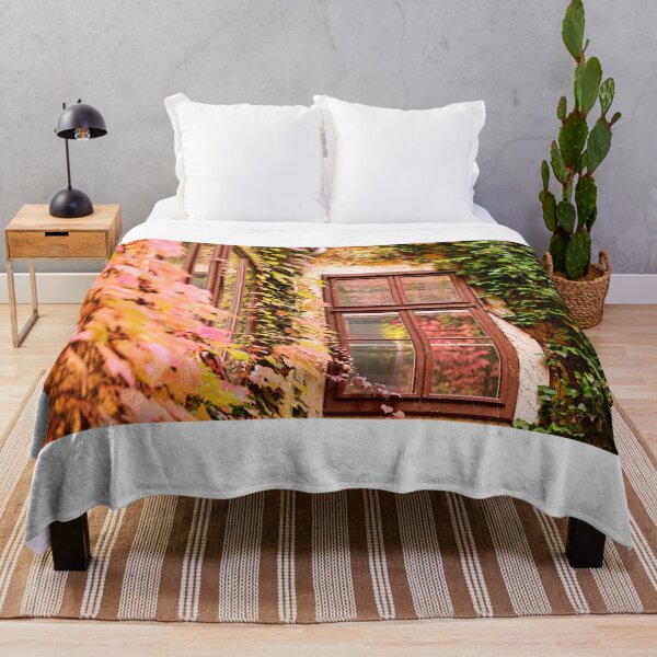 Item preview, Old house wall overgrown with red ivy,autumn season,Vienna,Austria designed and sold by goceris.