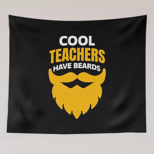 Item preview, Cool Teachers Have Beards | Bearded Teacher| Bearded School Teacher | Teacher With Beard | Facial Hair Teacher | Teacher Facial Hair  designed and sold by jadedscientist.