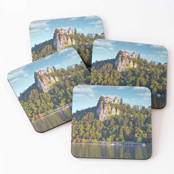 Item preview, Lake Bled with Bled Castle,morning landscape, Slovenia designed and sold by goceris.