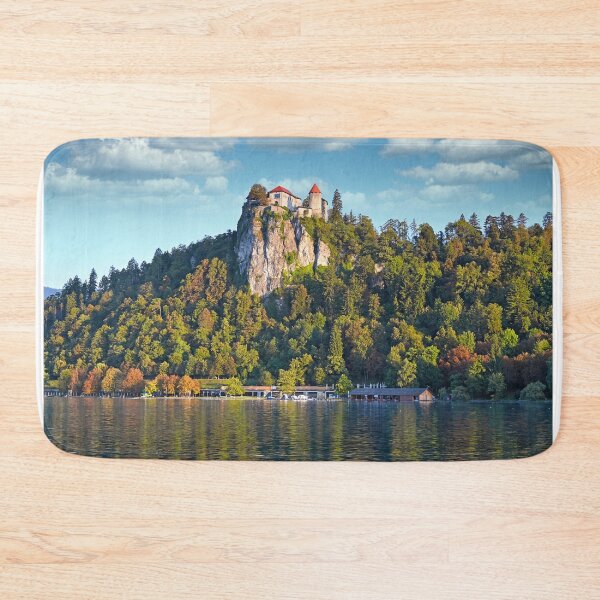Item preview, Lake Bled with Bled Castle,morning landscape, Slovenia designed and sold by goceris.