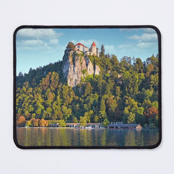 Item preview, Lake Bled with Bled Castle,morning landscape, Slovenia designed and sold by goceris.