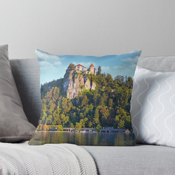 Item preview, Lake Bled with Bled Castle,morning landscape, Slovenia designed and sold by goceris.
