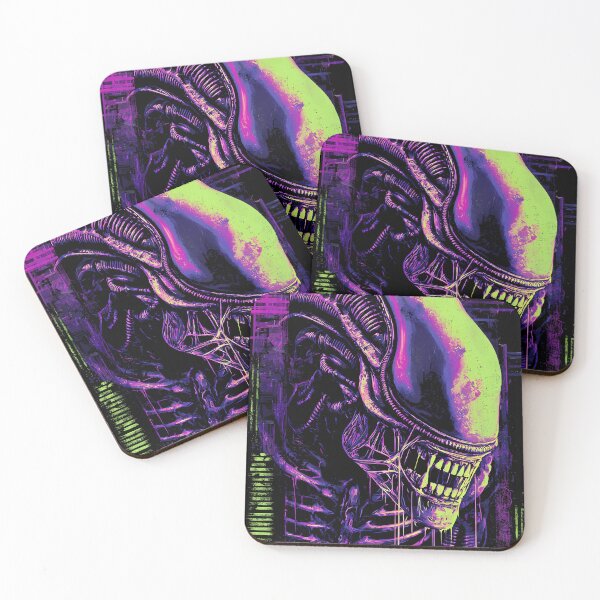 Item preview, Vaporwave Xenomorph designed and sold by RatherCreative.