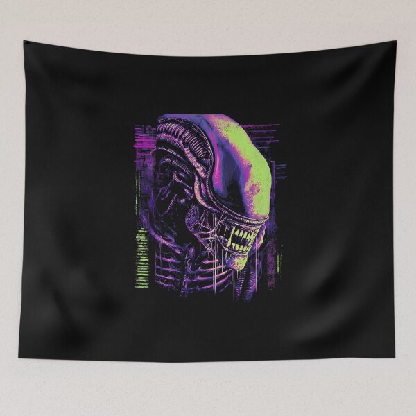 Item preview, Vaporwave Xenomorph designed and sold by RatherCreative.