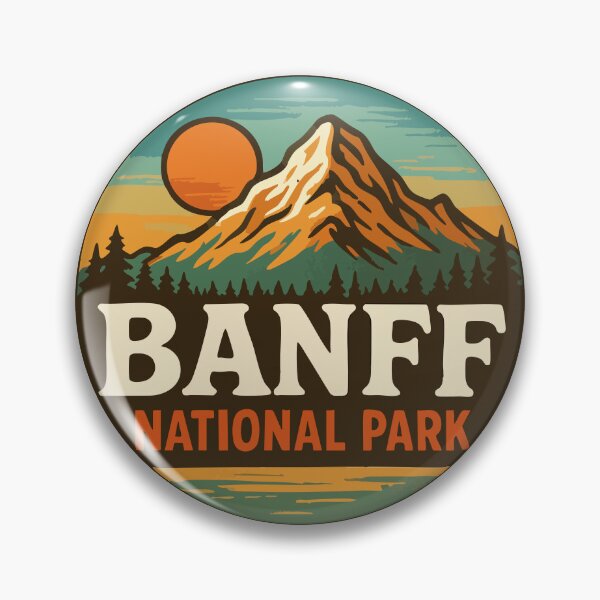 Item preview, Banff National Park Alberta Canada Vintage Travel designed and sold by TomFrontierArt.
